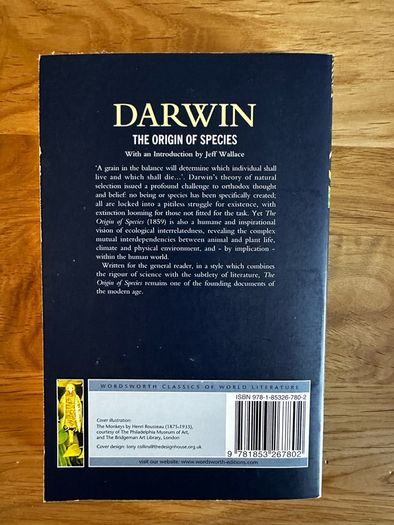 The Origin of Species Classics of World Literature