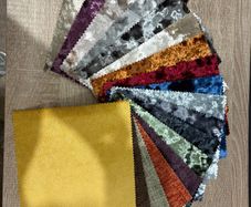 fabric samples velvets