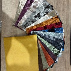fabric samples velvets