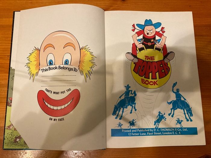 Comic: 'The Topper' annual 1974