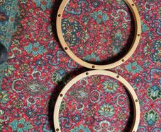 wooden snare hoops