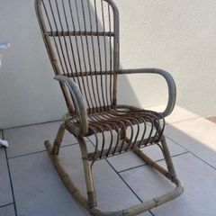Vintage Rocking Chair - Bamboo