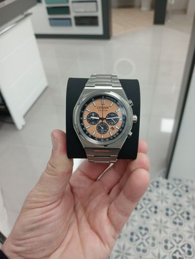 Citizen Zenshin Chronograph copper/salmon dial