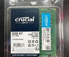 Crucial 32Gb ddr4 laptop ram kit