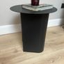 Black metal Side table with storage Image 6