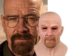 Movie Celebrity Latex Mask Breaking Bad Professor Mr. White Realistic Costume Halloween Cosplay Props