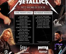 X2 Metallica Tickets for Fri and Sun