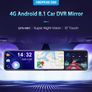 D80-6M BC With 128G TF Card Car DVR Rearview Mirror 4G Android 8.1 Dash Cam GPS Navigation ADAS Full HD 1080P Car Video Camera Recorder DVRS Image 2