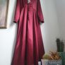 Nobody's Child Burgundy Dress Size Uk 14 Image 4