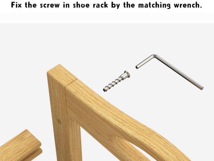 Shoe Rack, 4 Tier Bamboo Shoe Racks Storage Organizer (FREE POSTAGE)