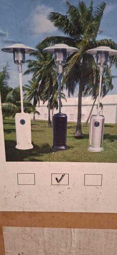 Black Outdoor Patio Heater