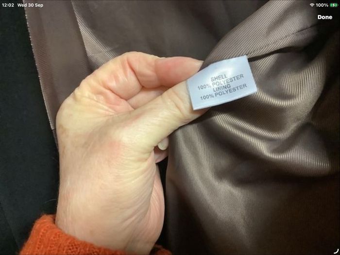 Coat size 18