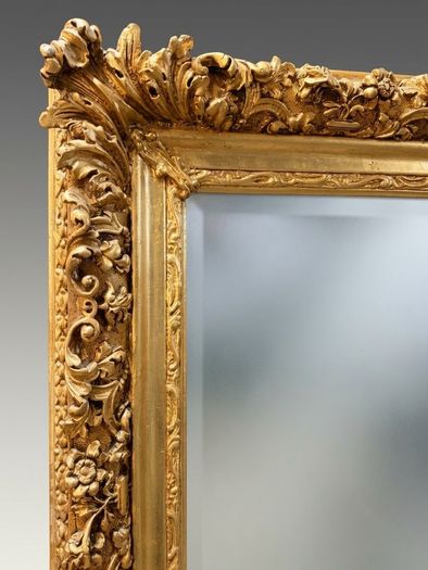 French Style Bold Ornate Statement Mirror