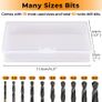 60pcs High Speed Steel Twist Drill Bits, HSS 4341 Gold Titanium and Black Nitride, 1mm-6mm Drill Bit Set for Drilling Steel, Alloy, Iron, Copper, Wood, Plastic, with Hard Storage Case (FREE POSTAGE) Image 3