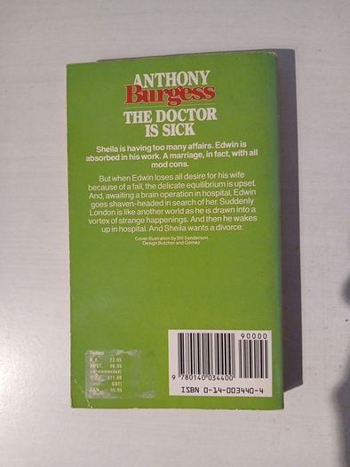 The Doctor is Sick by Anthony Burgess