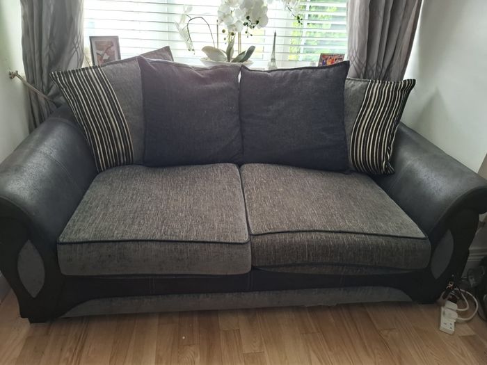 sofa with coffee table
