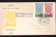 1964 Ireland Europa (CEPT) Commemorative Stamps First Day Cover (FDC)