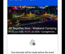 2 x ATN Camping Tickets