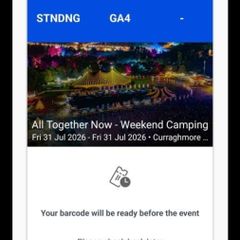 2 x ATN Camping Tickets