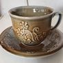 Six Wade Irish Porcelain Cups and Saucers Image 2