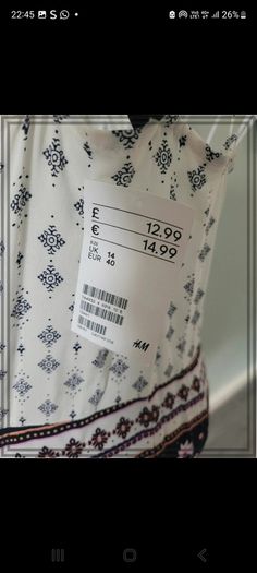 bnwt h&m boho style dress