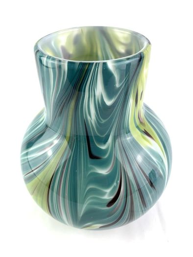 Retro German Art Glass Vase