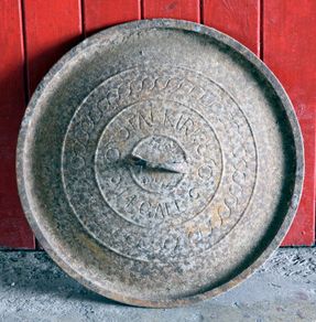 Antique Falkirk Skillet Lid NOS 14 Gallons