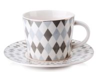 main image for ad Porcelain Cup and Saucer Zoe Diamond 240Ml