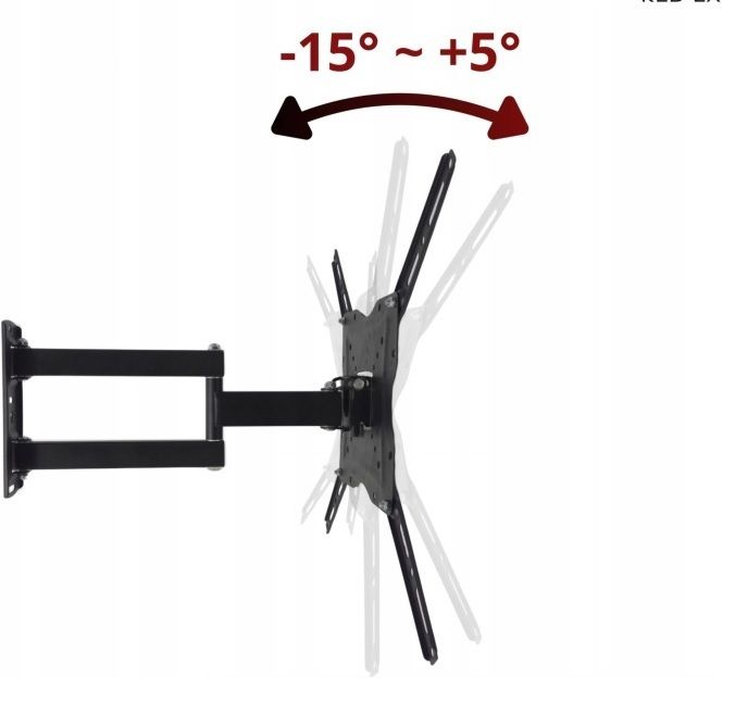 TV Wall Mount Bracket Tilt Swivel Full Motion 17-56"