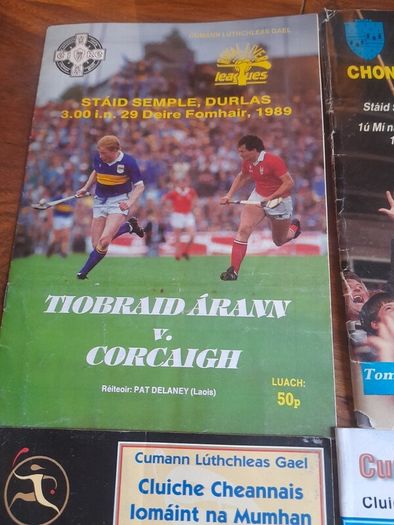Vintage Tipperary Hurling Programmes
