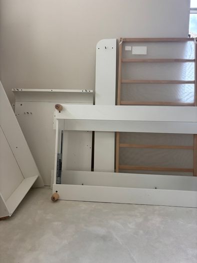 IKEA MYLLRA Cot with large drawer in white - Excellent Condition