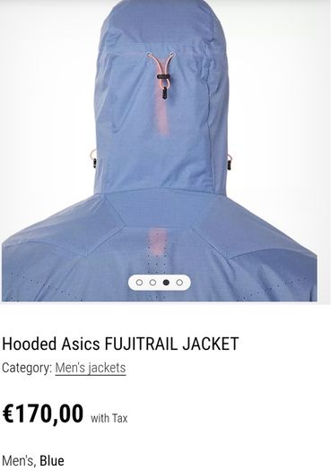 Asics Fujitrail Jacket Professional Size XL