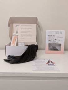 Invisibelle hair extensions.