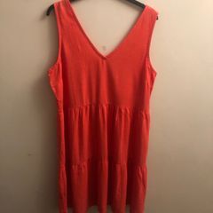 Orange dress (size 12)
