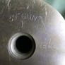 Vintage Large WW2 Brass round shell. 37inch Gun Round. Marked 1939. (67.5cm in length) Image 7