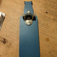 Wooden Navy Bottle opener, new never used.
