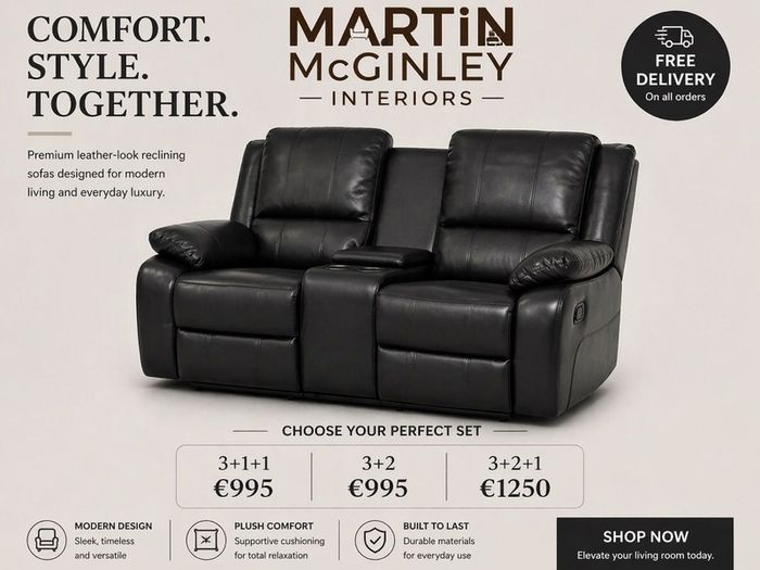 New Full Leather Larson Sofa Sets