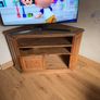 wooden TV stand with drawer Image 2