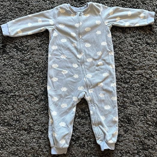 H&M zip up fleece suit