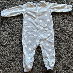 H&M zip up fleece suit