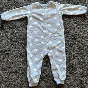 H&M zip up fleece suit