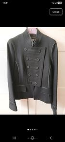 Zara wool jacket black Small