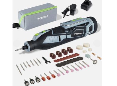 WORKPRO 12V Cordless Rotary Tool Kit 5 Variable Speed