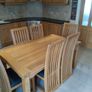 Solid Oak Extendable Dining Table & 6 Solid Oak Chairs Image 7