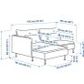IKEA SDERHAMN 2-Seat Sofa with Chaise Longue Image 9