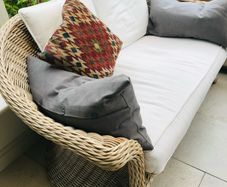 Oriental Cane Sofa
