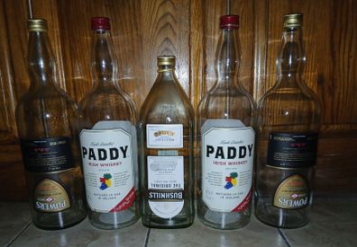 4.5ltr Whiskey Bottles