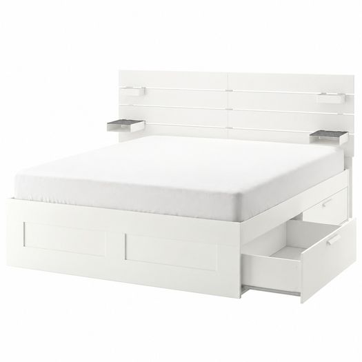 Brimnes Bed Frame and  Nordli Headboard