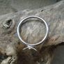 Sterling silver Butterfly Stacking Ring, Preloved,Size R Image 3