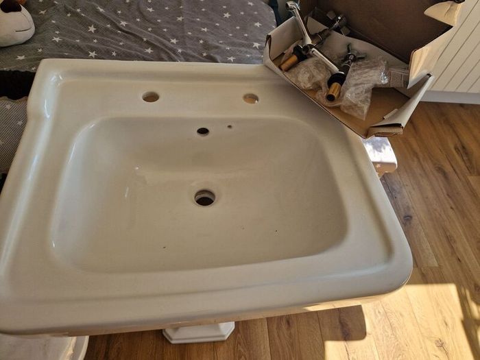 Toilet and sink